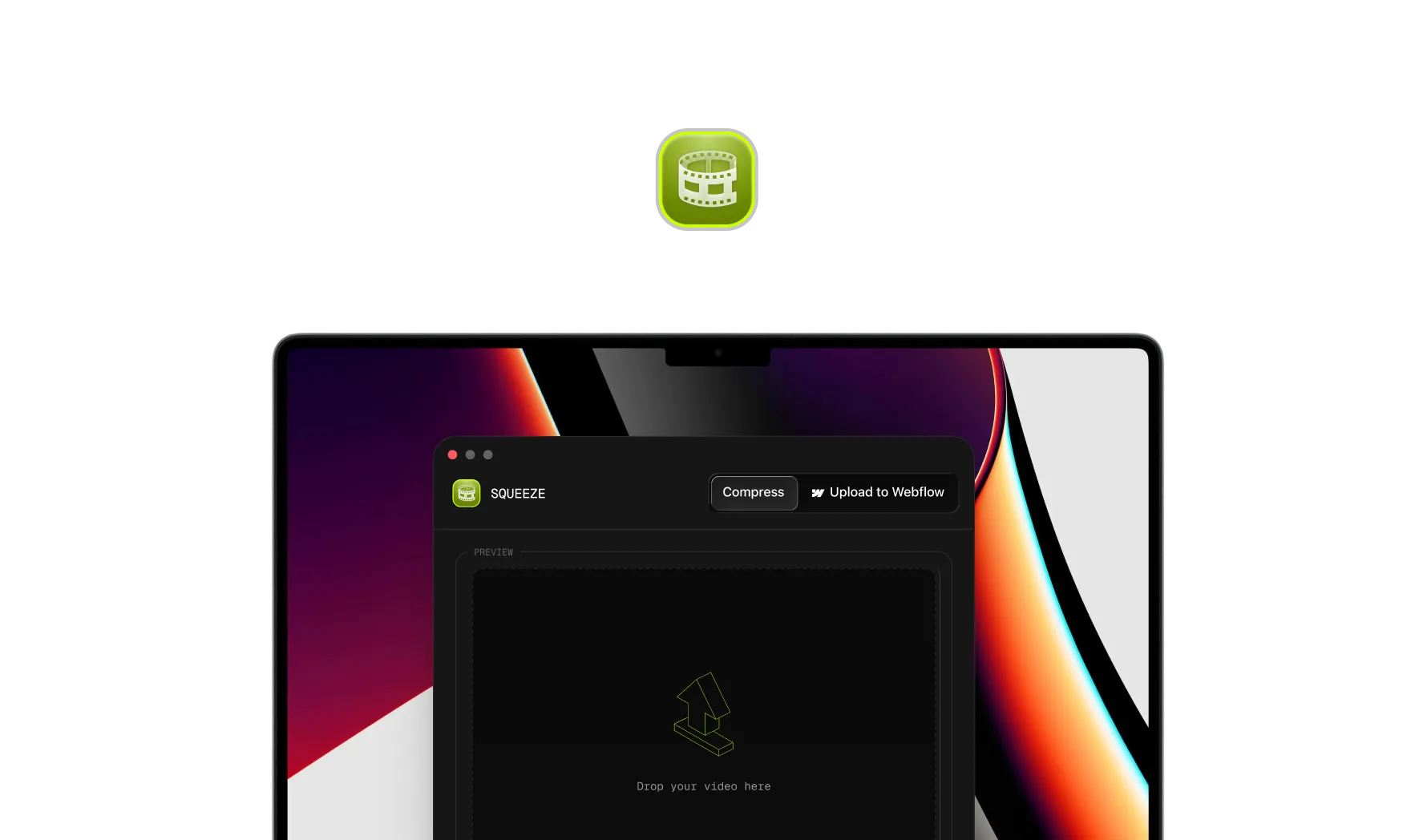 Squeeze app interface