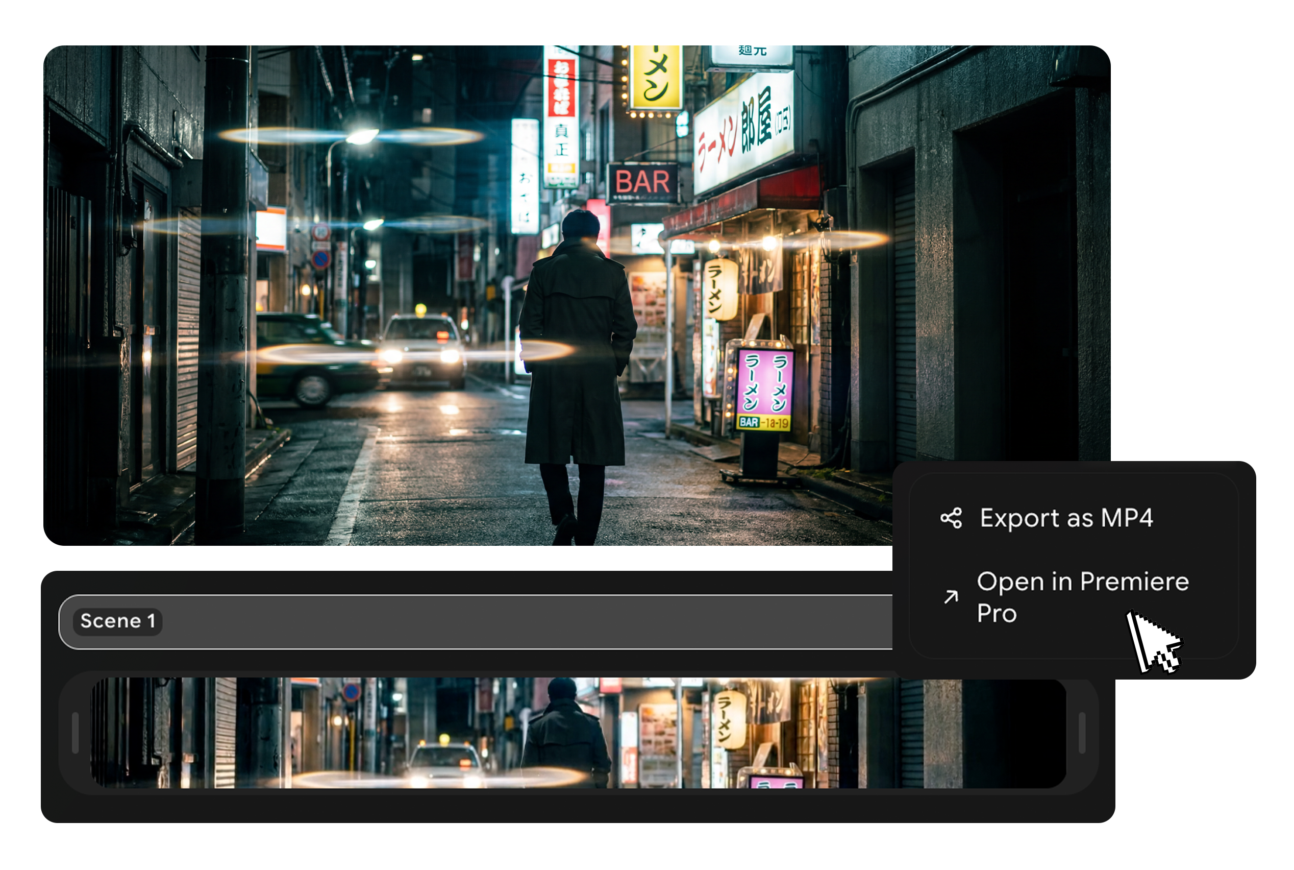 Build your timeline from Film Studio